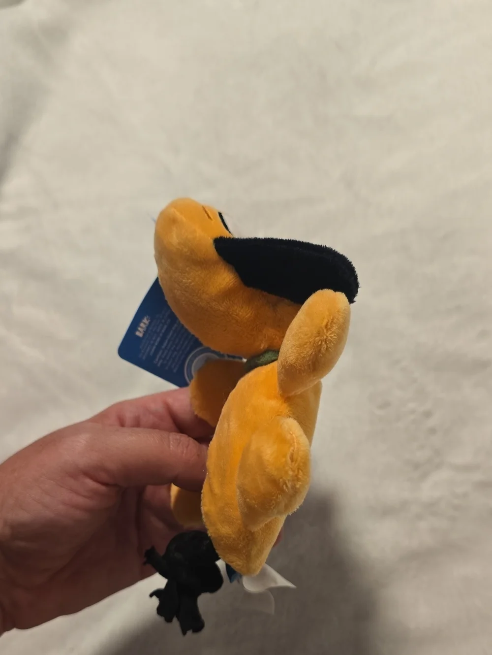Bark Disneys Pluto  Orange & Black Plush Dog Toy Size Small 0-20 Pounds NWT